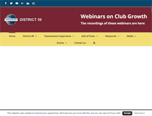 Tablet Screenshot of district59.org